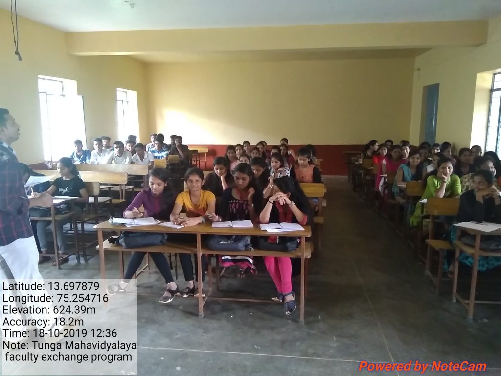 Faculty Exchange Program - Tunga Mahavidyalaya